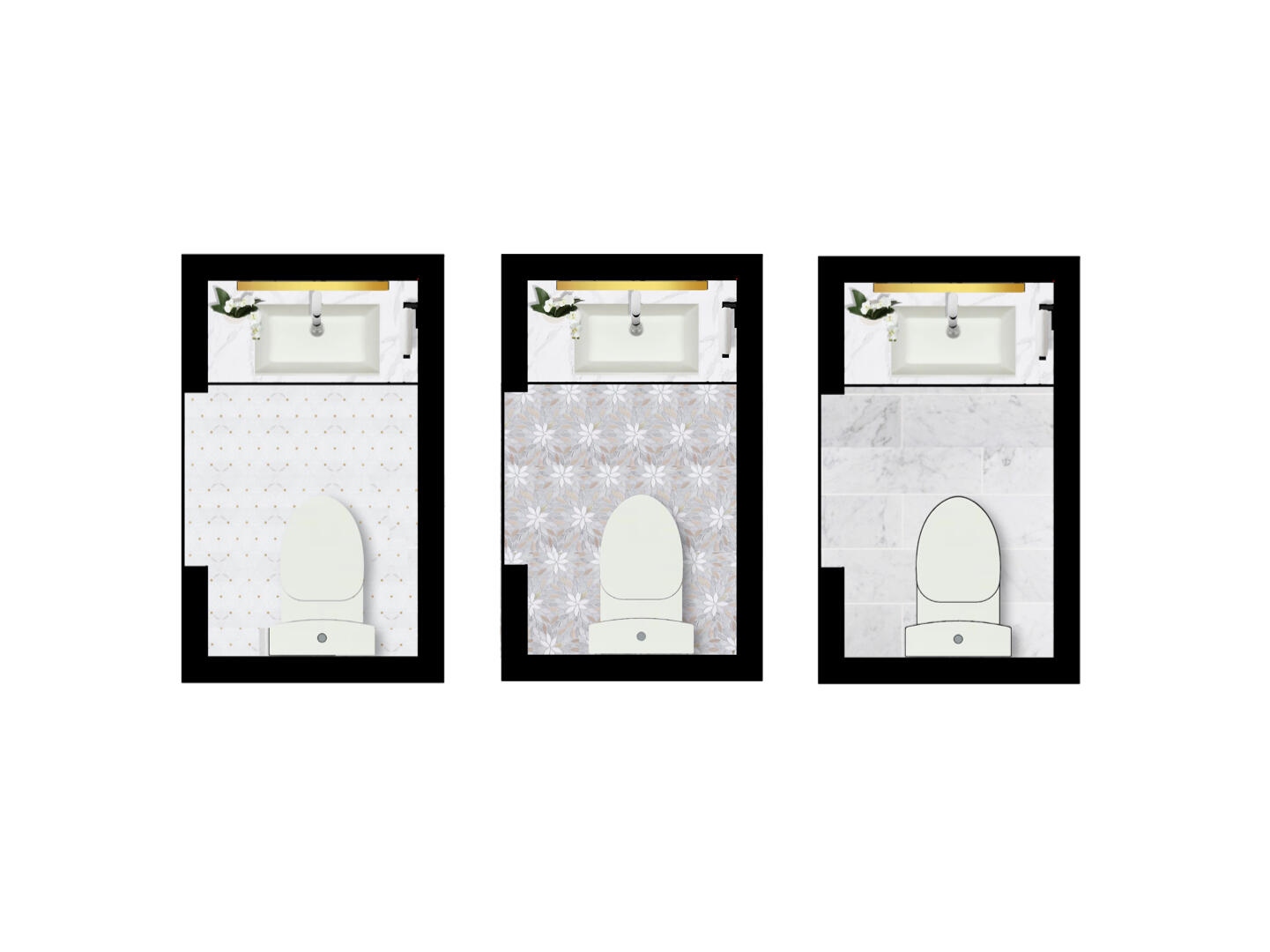 Vista en Planta Opciones 1-3